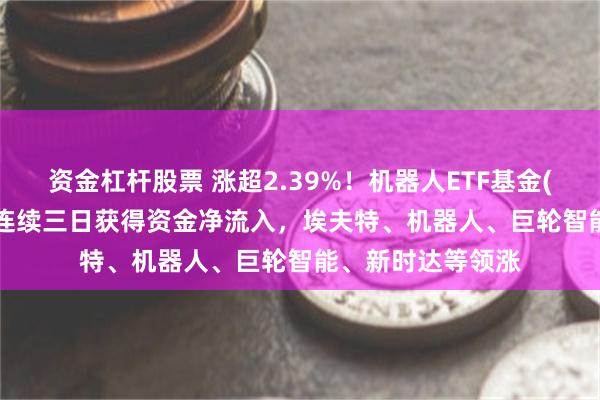 资金杠杆股票 涨超2.39%！机器人ETF基金(562360)大涨，连续三日获得资金净流入，埃夫特、机器人、巨轮智能、新时达等领涨